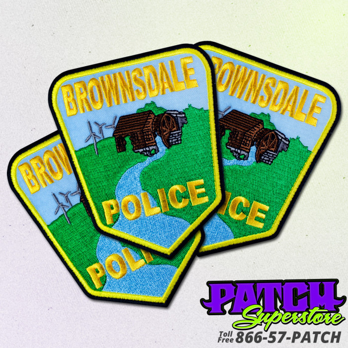 Police-Brownsdale-Cabin-Water-Mill-Patch