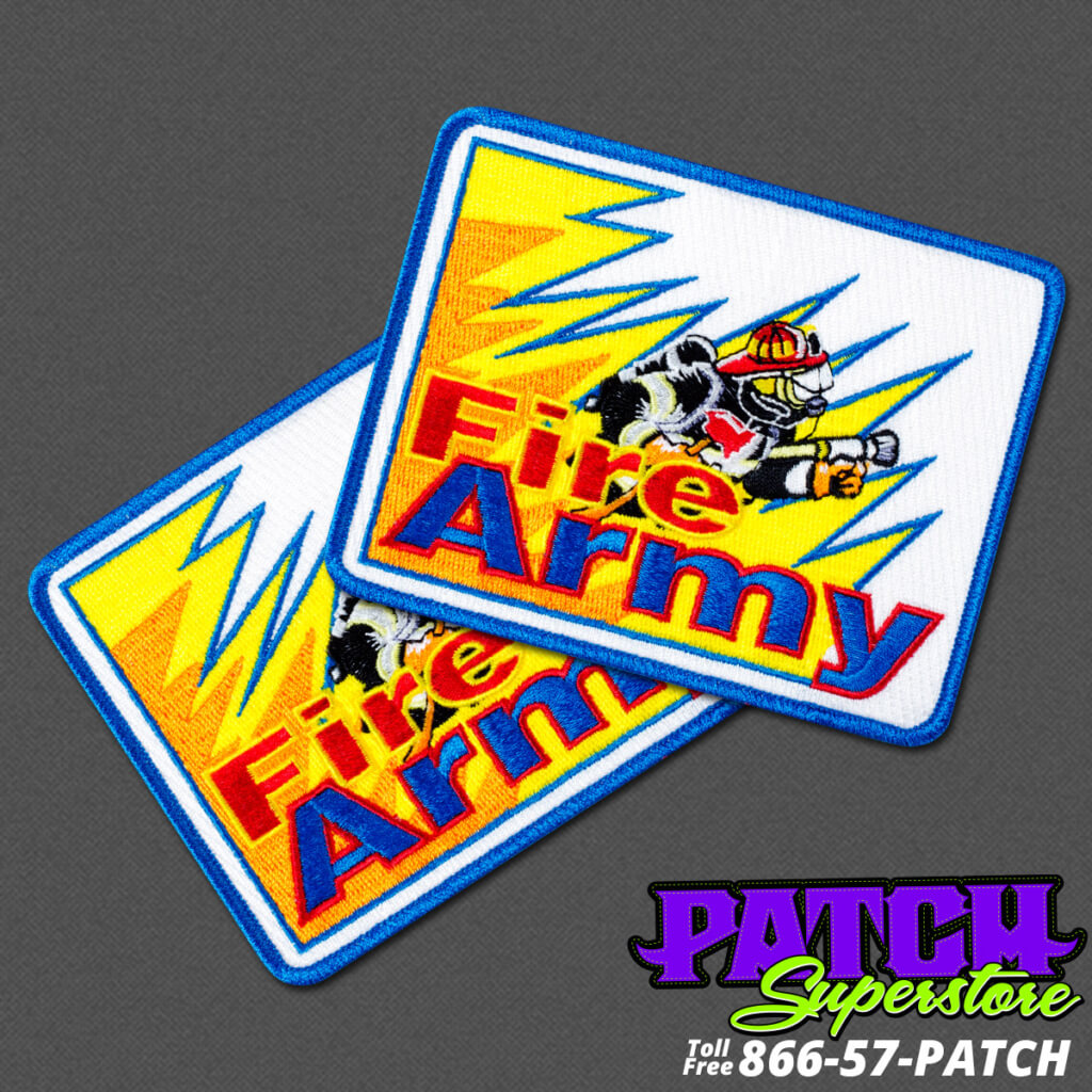 EMS patches fire army