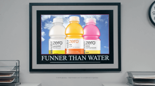 food and beverage slogans vitamin water funner than water